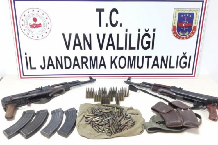 &Ccedil;atak'ta PKK'nın silah ve m&uuml;himmatı ele ge&ccedil;irildi