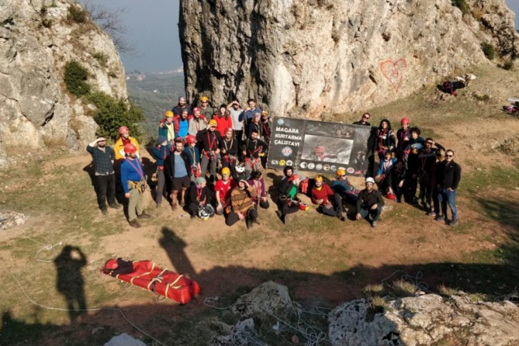 13. Mağara Kurtarma &Ccedil;alıştayı, Bursa'da yapıldı