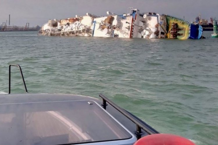 14 bin koyun taşıyan gemi alabora oldu