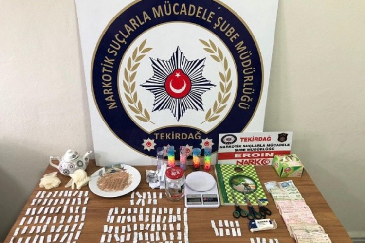 Tekirdağ'da uyuşturucu operasyonu
