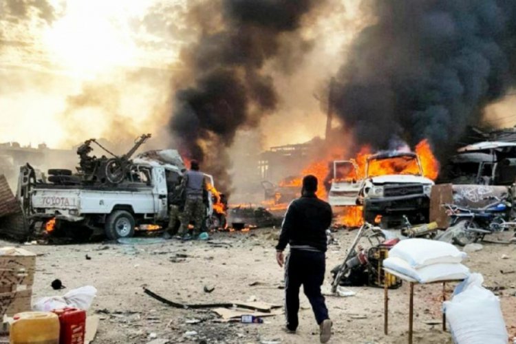 Rasulayn'da bomba y&uuml;kl&uuml; ara&ccedil;la saldırı: &Ouml;l&uuml; ve yaralılar var