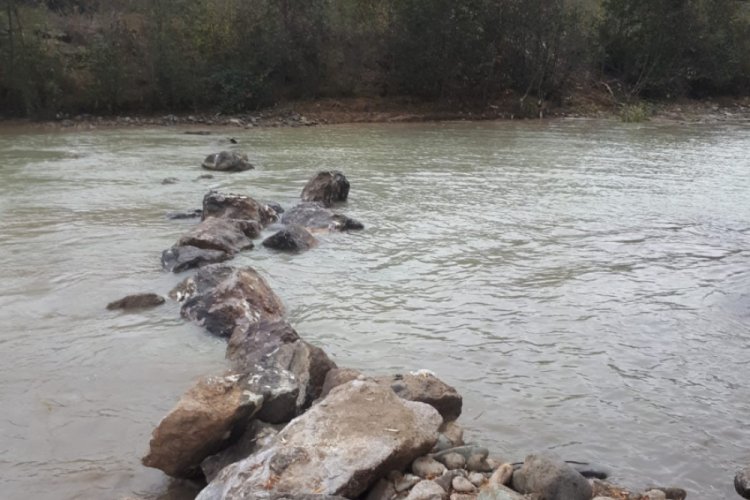 Depo inşaatının kapattığı menfez a&ccedil;ılarak havzaya su verilmeye başlandı