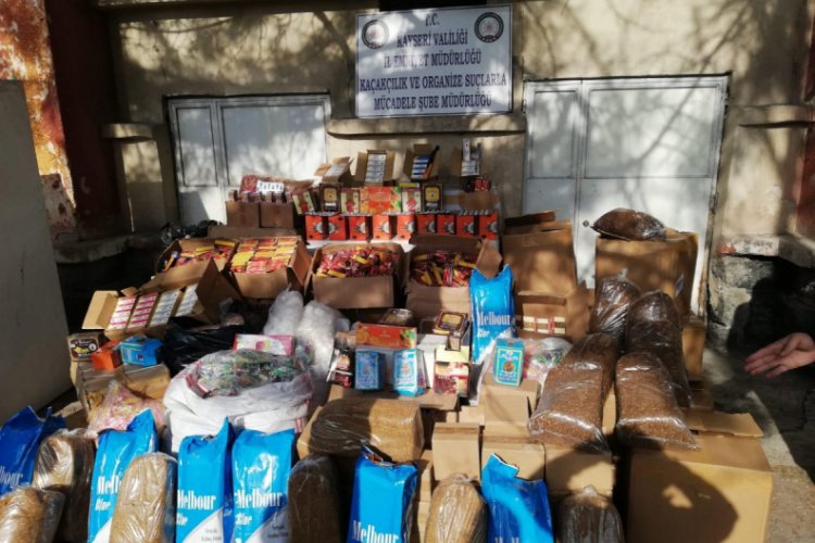 Kayseri'de ka&ccedil;ak t&uuml;t&uuml;n operasyonu: 1 g&ouml;zaltı