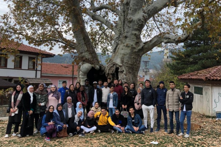 Yabancı &ouml;ğrenciler tarihi ve doğal g&uuml;zelliklere konuk oldu