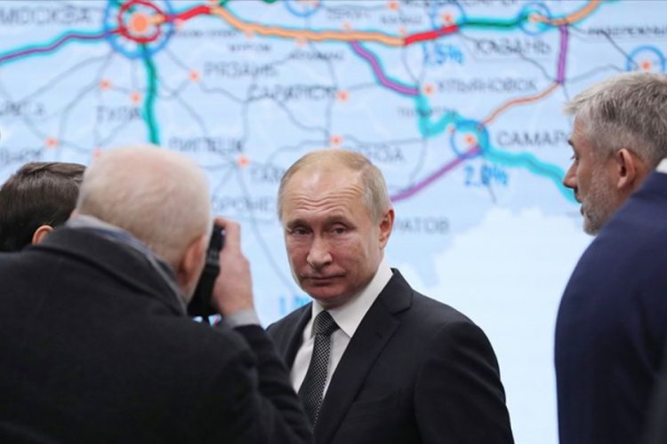 Putin T&uuml;rk firmasının yer aldığı dev projeyi a&ccedil;tı