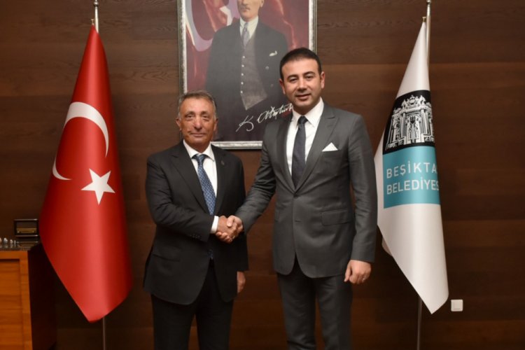 Beşiktaş Başkanı &Ccedil;ebi'den Başkan Akpolat'a iade-i ziyaret