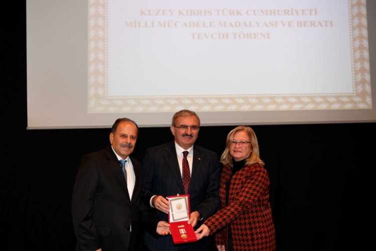 Kıbrıs Gazilerine Milli M&uuml;cadele Madalyası verildi