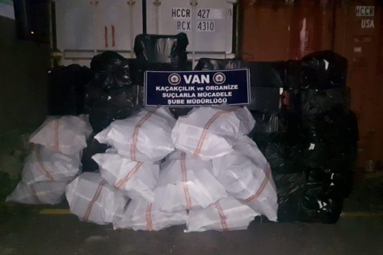 163 bin paket ka&ccedil;ak sigara ele ge&ccedil;irildi