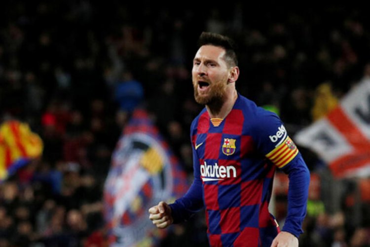 Lionel Messi, 700'&uuml;nc&uuml; ma&ccedil;ında 613'&uuml;nc&uuml; gol&uuml;n&uuml; attı