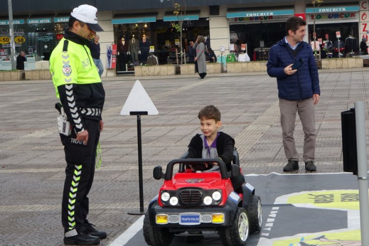 "Mobil Trafik Eğitim Tırı" Samsun'da