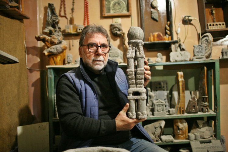 Diyarbakırlı taş ustası, m&uuml;ze a&ccedil;mak istiyor