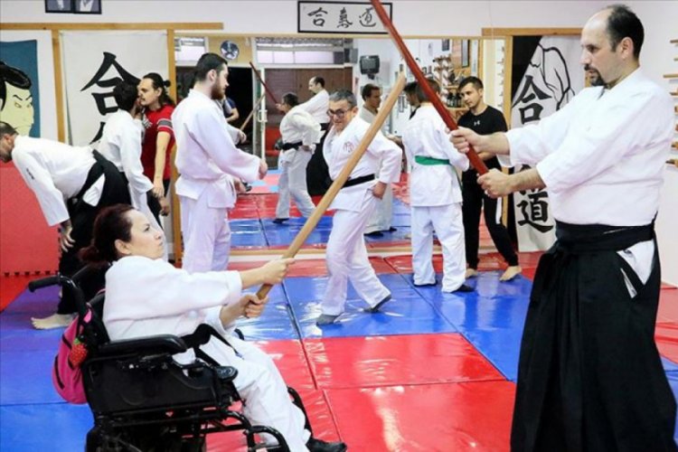 Engellilerin aikido başarısı d&uuml;nyaya &ouml;rnek oluyor