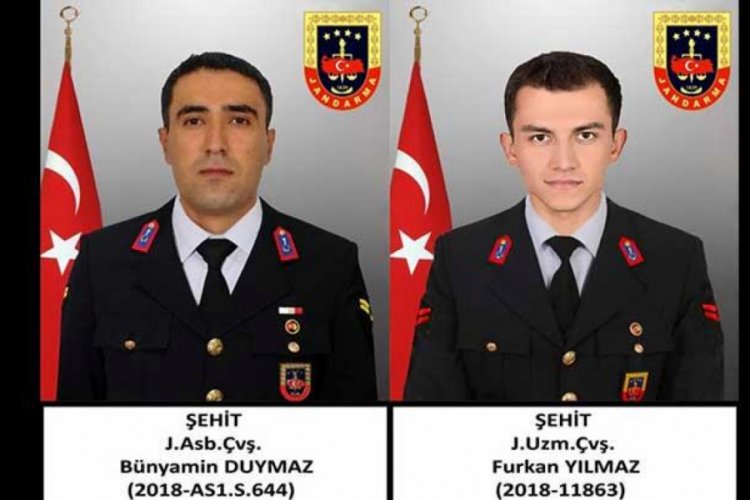 Şehit olan 2 asker memleketlerine uğurlandı