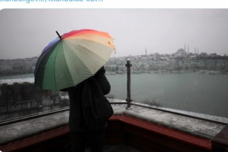 Meteoroloji ve AKOM'un ardından İstanbul Valiliği'nden sağanak yağış uyarısı