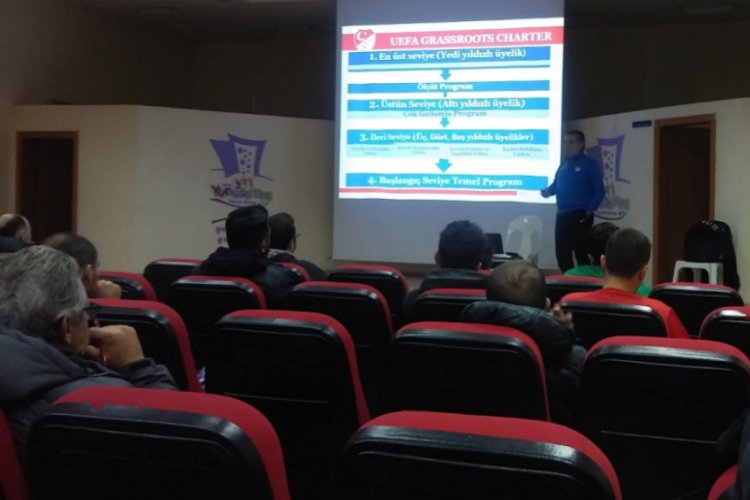 Bursa'da antren&ouml;r adaylarına kurs