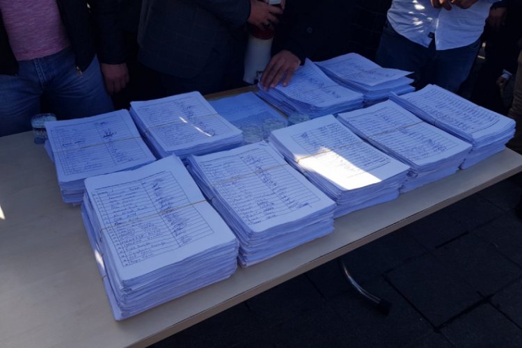 İBB'de işten &ccedil;ıkarılan iş&ccedil;ilerin imza kampanyası sona erdi