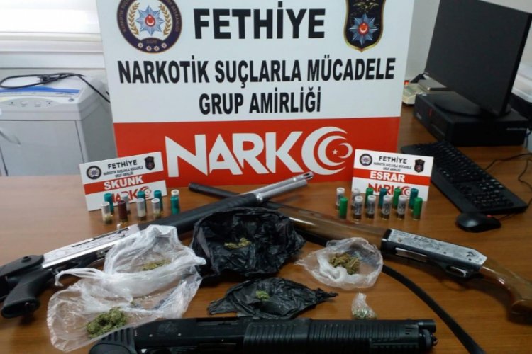 Fethiye'de uyuşturucu operasyonu