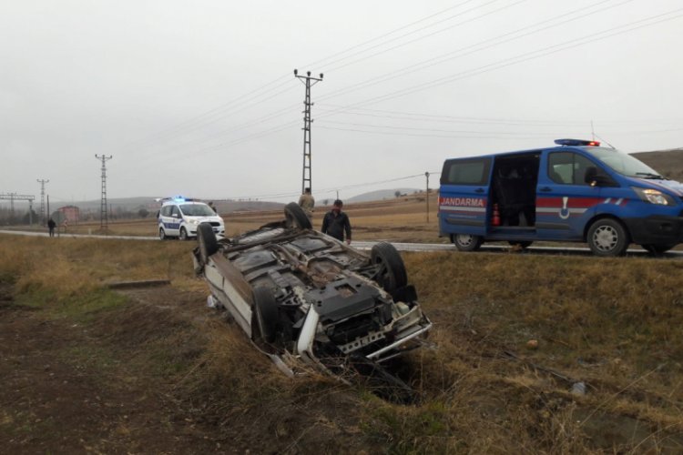 Otomobil takla attı: 1 yaralı