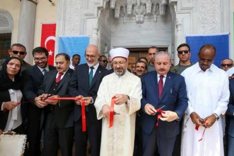 Şentop, Cibuti 2. Abd&uuml;lhamid Han Camisi'ni a&ccedil;tı