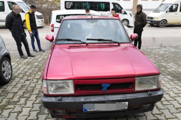 Drift atan ehliyetsiz s&uuml;r&uuml;c&uuml;ye 9 bin 281 lira para cezası