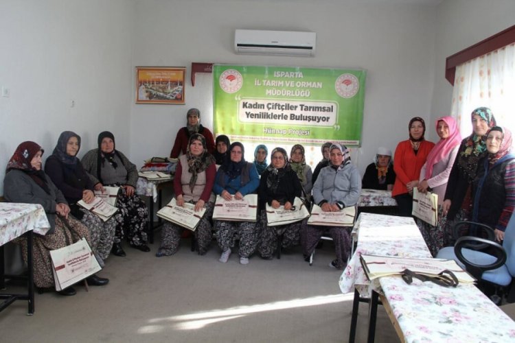 Isparta'da 'Kadın' odaklı 'H&uuml;nnap' eğitimi