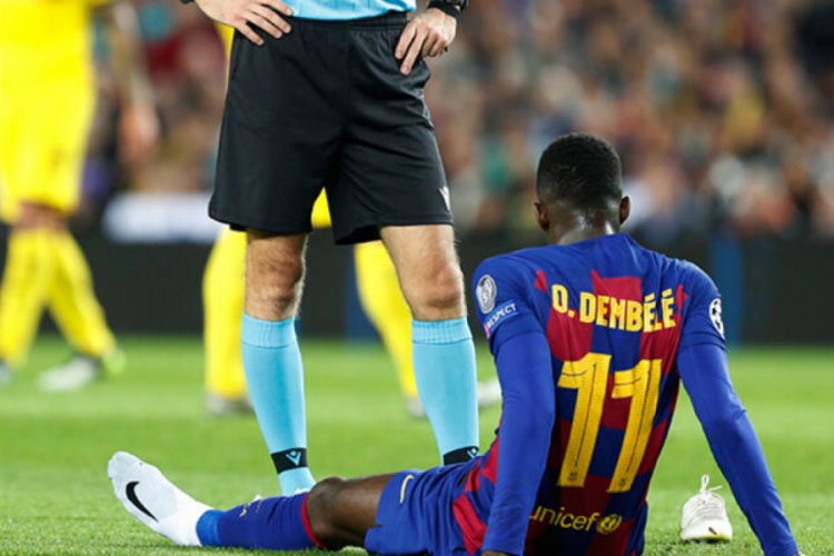 Dembele 10 hafta sahalardan uzak kalacak