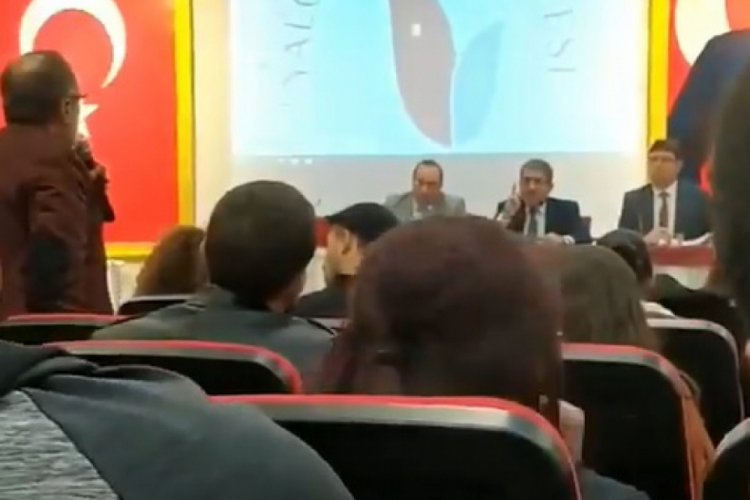 Rekt&ouml;rden tepki &ccedil;eken s&ouml;zler: 'Derhal l&uuml;tfen dışarı &ccedil;ık'