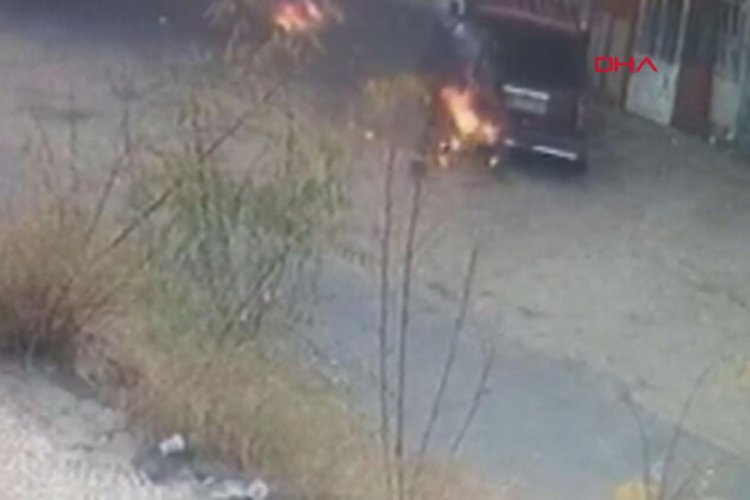 Tinerle soba tutuşturmak isterken kendini yakmıştı, g&ouml;r&uuml;nt&uuml;ler ortaya &ccedil;ıktı