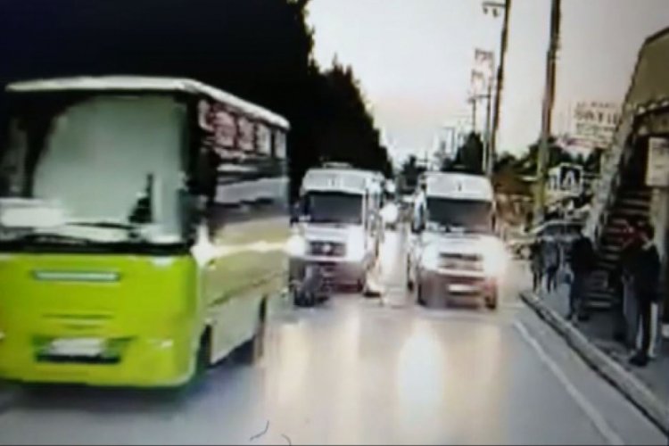 Bu kez yaya, minib&uuml;se &ccedil;arptı