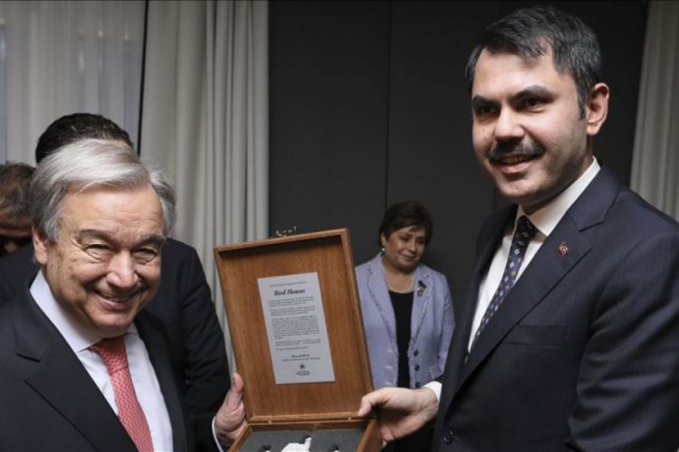 Bakan Kurum: Guterres iklim değişikliği m&uuml;zakerelerinde T&uuml;rkiye'yi destekliyor