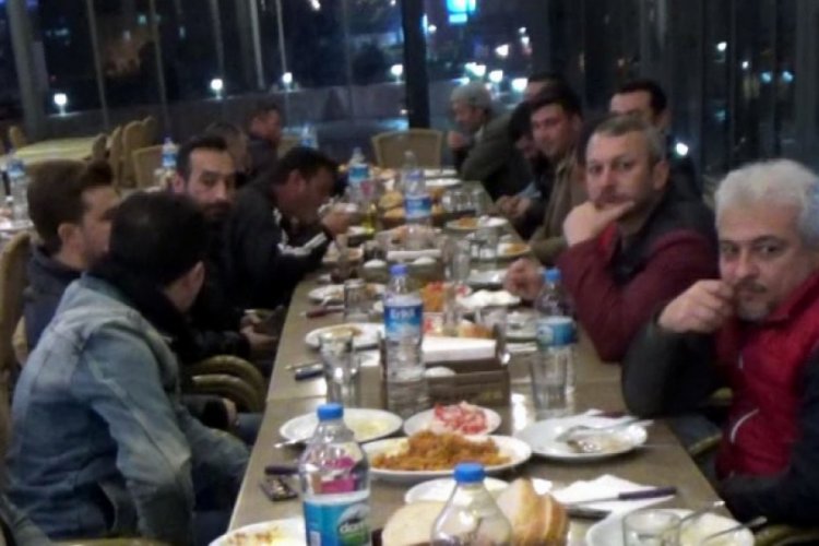 Bursa'da &ouml;nce avlandılar, sonra ziyafet &ccedil;ektiler