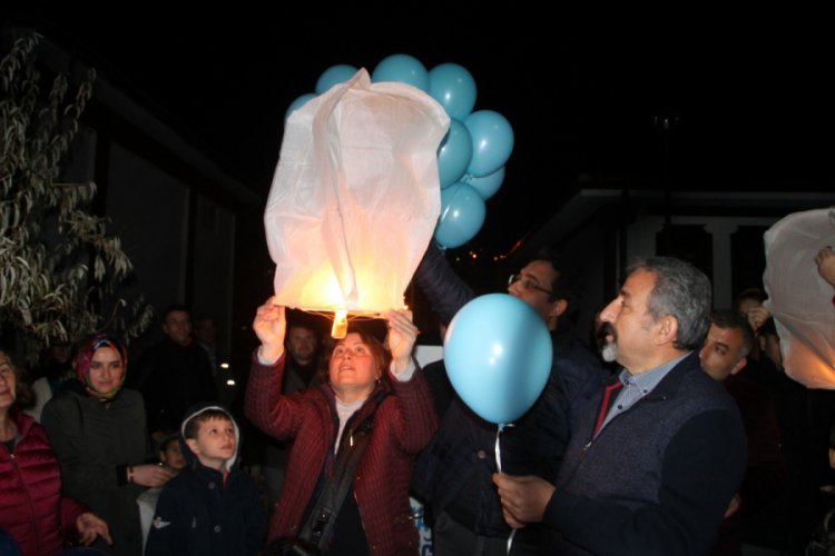 Engelsiz bir gelecek i&ccedil;in balonlar g&ouml;ky&uuml;z&uuml;ne bırakıldı