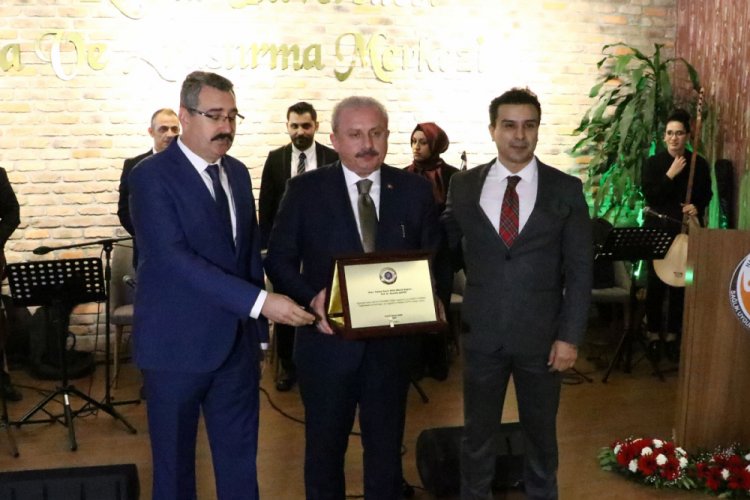 TBBM Başkanı Şentop, Tekirdağ'da a&ccedil;ılış yaptı, tapu dağıttı