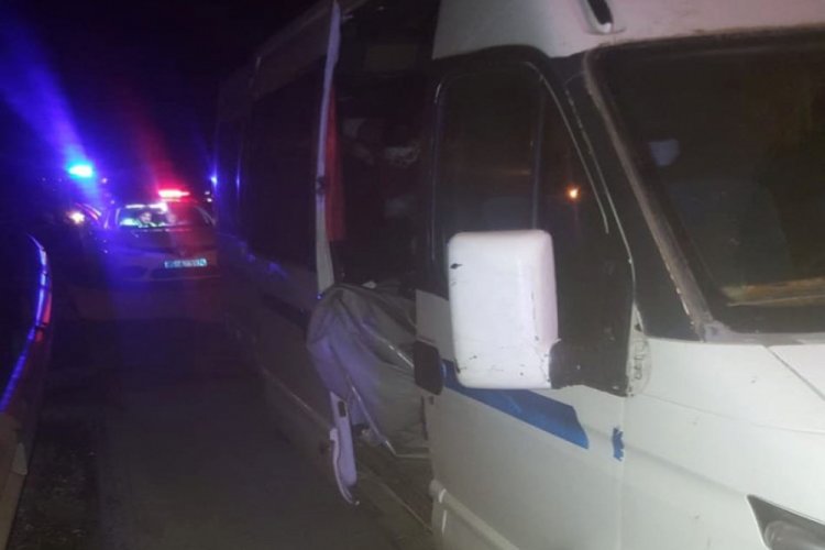 Dur ihtarını uymayan minib&uuml;sten g&ouml;&ccedil;men &ccedil;ıktı