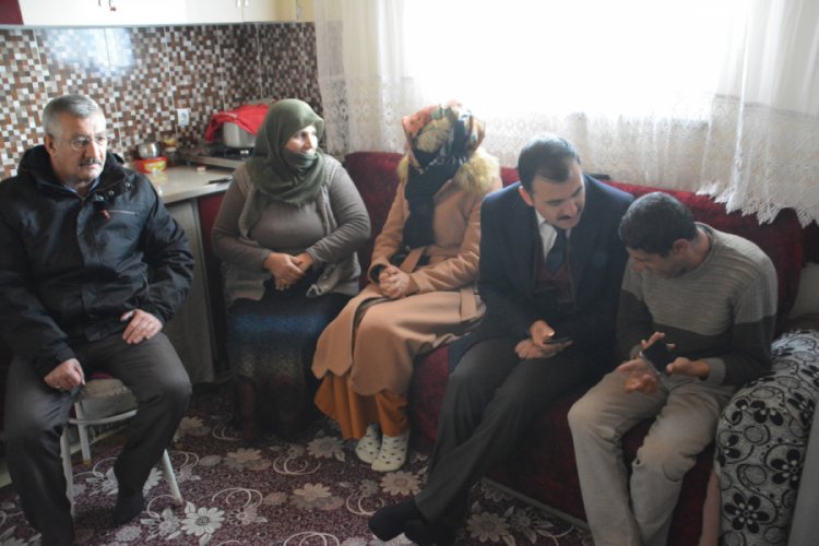 Kaymakam Koşal'dan engellilere ziyaret