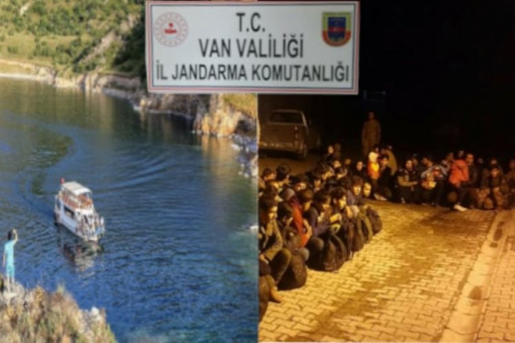 Van'da 41 ka&ccedil;ak g&ouml;&ccedil;men yakalandı, 14 organizat&ouml;r g&ouml;zaltına alındı