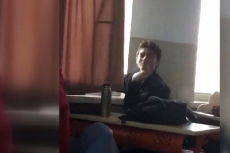 Sınıfta sigara i&ccedil;en &ouml;ğrenciye sosyal medyada tepki