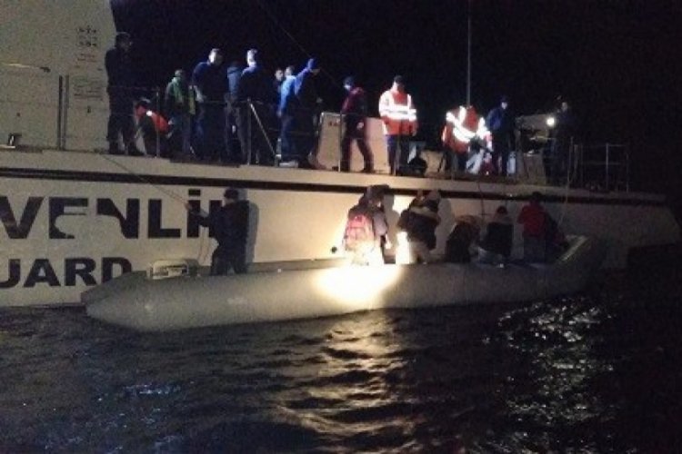 Didim'de 30 d&uuml;zensiz g&ouml;&ccedil;men yakalandı