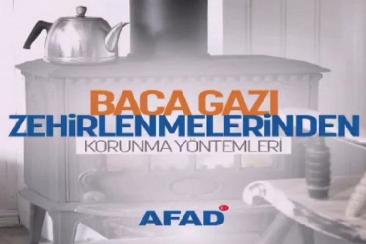 AFAD'tan baca gazı zehirlenmelerinden korunma y&ouml;ntemleri