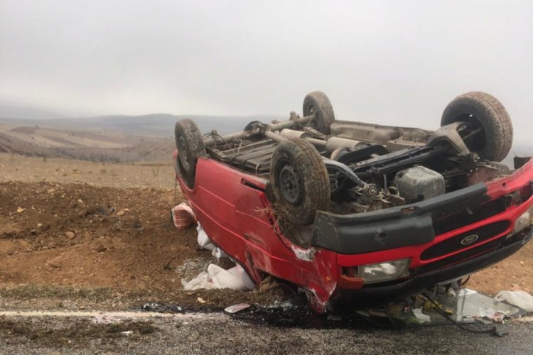 Hurdaya d&ouml;nen minib&uuml;sten burnu bile kanamadan &ccedil;ıktı