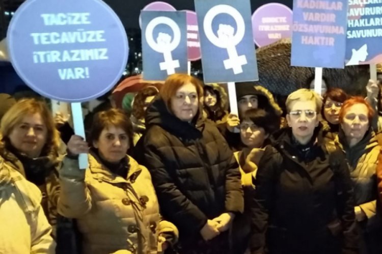 Bursa'da kadınlar "güvenli kent" için toplandı