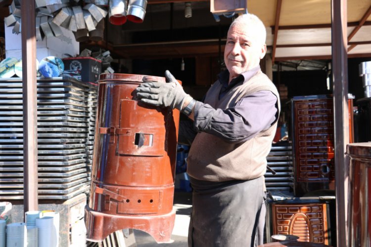 Hava soğuyunca sobaya talep arttı