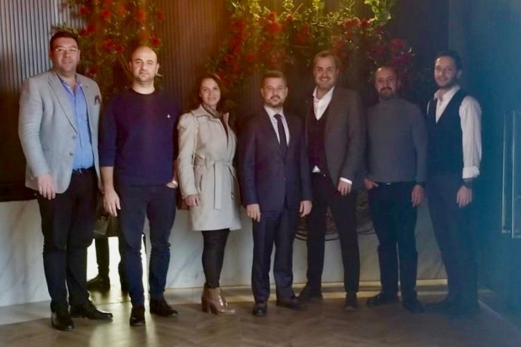 Bursa T&Uuml;GİAD'dan Ersin Yazıcı'ya tebrik ziyareti