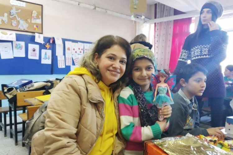 Resimlerini &ccedil;izdikleri hayallerindeki oyuncaklara kavuştular