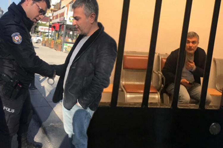 Yol kontrol&uuml;ne takılan &uuml;nl&uuml; iş adamı g&ouml;zaltında!
