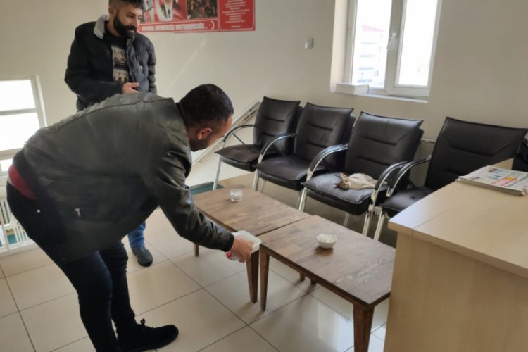 Soğukta kalan yavru kediye &ouml;ğretmenler sahip &ccedil;ıktı