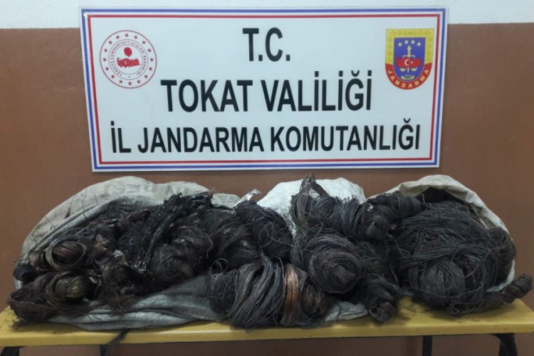 Yapılan aramada satılmaya hazır tel bulundu