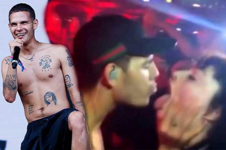 Rap&ccedil;i Slowthai, hayranının ağzına t&uuml;k&uuml;rd&uuml;