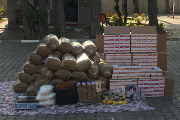 350 kilo ka&ccedil;ak t&uuml;t&uuml;n ele ge&ccedil;irildi
