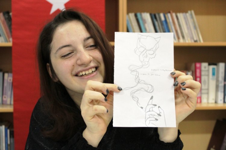 Elif'in resim eğitimi hayali ger&ccedil;ek oldu